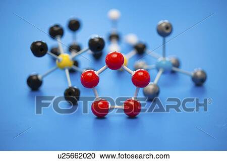 Stock Image - Molecular models.. Fotosearch