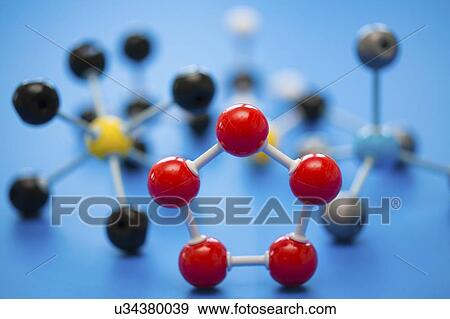Stock Photo - Molecular models.. Fotosearch