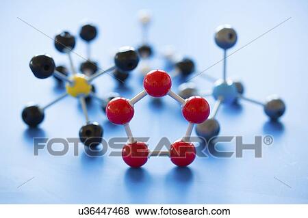 Stock Photo - Molecular models.. Fotosearch