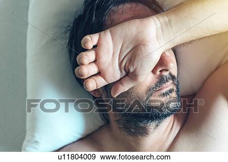 Stock Photo - Morning depression and midlife crisis.. Fotosearch