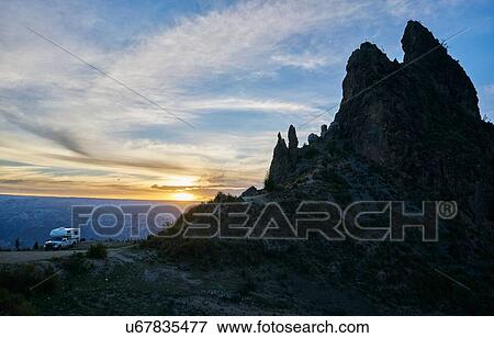 Stock Photo - Muela del Diablo (Devil's tooth), La Paz, Bolivia, South America. Fotosearch