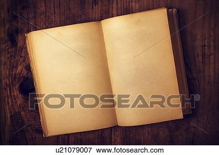 Old book with blank pages. View Large Photo Image Stock Photo - Old book with blank pages.. Fotosearch