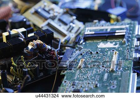 Old electronics for recycling. View Large Photo Image Picture - Old electronics for recycling.. Fotosearch
