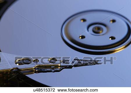 Stock Image - Open hard disk drive (HDD).. Fotosearch
