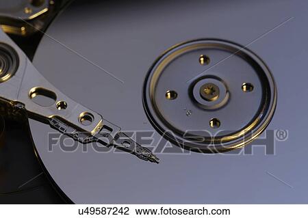 Open hard disk drive (HDD). View Large Photo Image Stock Image - Open hard disk drive (HDD).. Fotosearch