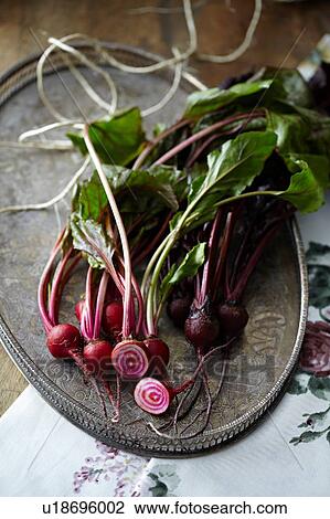 Overhead view of fresh beetroot on tray View Large Photo Image Stock Image - Overhead view of fresh beetroot on tray. Fotosearch