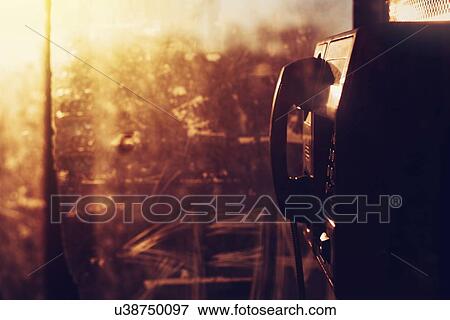 Stock Photo - Public telephone.. Fotosearch