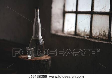 Rakia alcoholic drinking bottle with shot glass. View Large Photo Image Stock Photo - Rakia alcoholic drinking bottle with shot glass.. Fotosearch