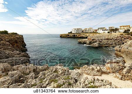 Rocky coast, Mallorca, Spain. View Large Photo Image Picture - Rocky coast, Mallorca, Spain.. Fotosearch