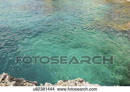 Picture - Rocky coast, Mallorca, Spain.. Fotosearch