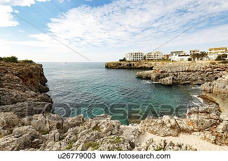 Stock Image - Rocky coast, Mallorca, Spain.. Fotosearch