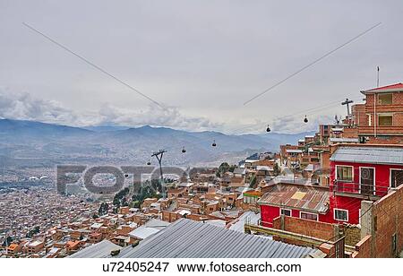 Rooftop cityscape, El Alto, La Paz, Bolivia, South America View Large Photo Image Stock Photo - Rooftop cityscape, El Alto, La Paz, Bolivia, South America. Fotosearch