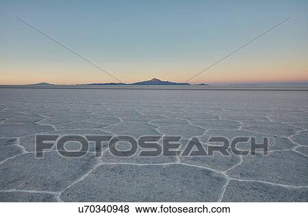 Scenic view of salt flats, Salar de Uyuni, Uyuni, Oruro, Bolivia, South America View Large Photo Image Stock Photo - Scenic view of salt flats, Salar de Uyuni, Uyuni, Oruro, Bolivia, South America. Fotosearch
