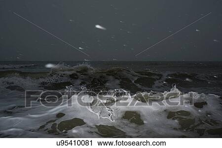 Seascape with snow, Domburg, Zeeland, Netherlands View Large Photo Image Stock Image - Seascape with snow, Domburg, Zeeland, Netherlands. Fotosearch