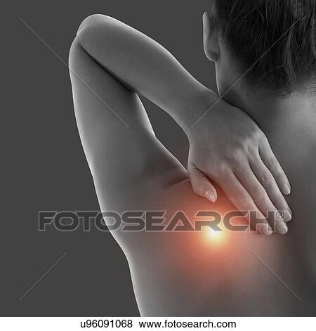 Stock Photo - Shoulder pain, conceptual image. Fotosearch