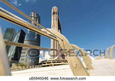 Skyscrapers, Moscow, Russia. Photographed in August 2015. View Large Photo Image Stock Photograph - Skyscrapers, Moscow, Russia. Photographed in August 2015.. Fotosearch