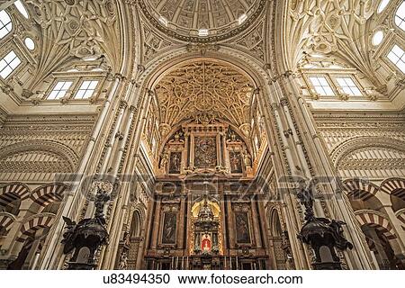 Spain, Andalusia, Cordoba, Interior of Great Mosque of Crdoba View Large Photo Image Stock Image - Spain, Andalusia, Cordoba, Interior of Great Mosque of Crdoba. Fotosearch