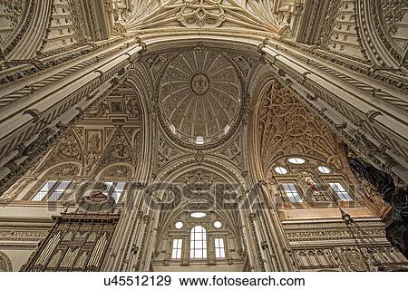 Stock Photo - Spain, Andalusia, Cordoba, Interior of Great Mosque of Crdoba. Fotosearch