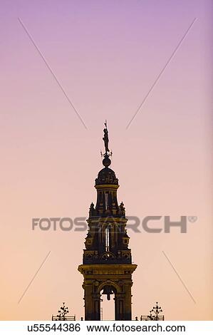 Spain, Seville, Silhouette of Giralda tower View Large Photo Image Stock Photograph - Spain, Seville, Silhouette of Giralda tower. Fotosearch