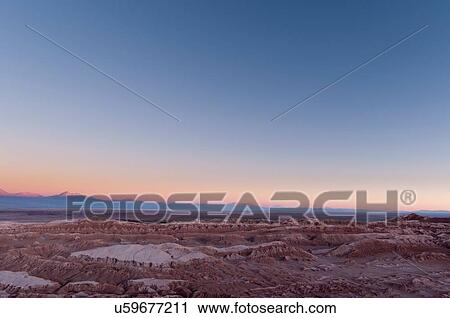 Sunset view over Valley of the Moon, Atacama Desert, Chile View Large Photo Image Stock Image - Sunset view over Valley of the Moon, Atacama Desert, Chile. Fotosearch