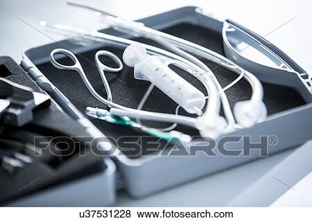 Tracheal intubation kit. View Large Photo Image Stock Photo - Tracheal intubation kit.. Fotosearch