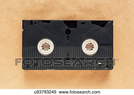 Stock Photo - Video cassette tape, retro technology.. Fotosearch