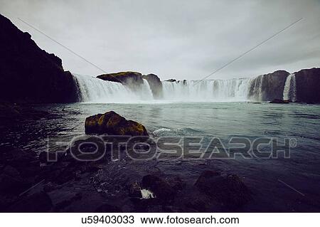 Waterfall, Akureyri, Eyjafjardarsysla, Iceland View Large Photo Image Stock Image - Waterfall, Akureyri, Eyjafjardarsysla, Iceland. Fotosearch