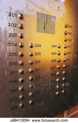 Weathered intercom button panel. View Large Photo Image Picture - Weathered intercom button panel.. Fotosearch