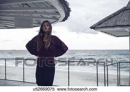 Woman by seaside, Odessa, Odes'ka Oblast', Ukraine View Large Photo Image Stock Photography - Woman by seaside, Odessa, Odes'ka Oblast', Ukraine. Fotosearch