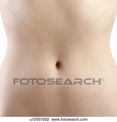 Stock Image - Woman's abdomen.. Fotosearch