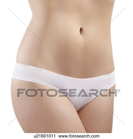 Stock Image - Woman's abdomen.. Fotosearch
