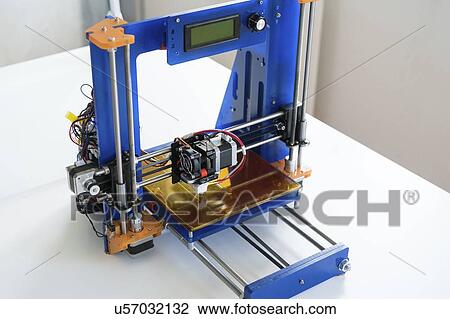 Stock Image - 3D printer.. Fotosearch