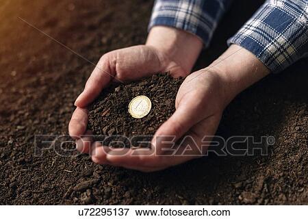 Stock Photo - Agricultural income, conceptual image.. Fotosearch