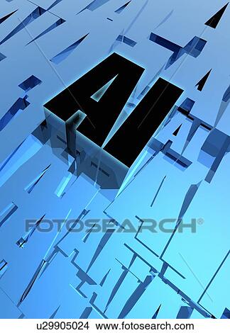AI, conceptual illustration. View Large Photo Image Picture - AI, conceptual illustration.. Fotosearch