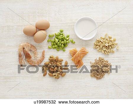 Allergenic foods, still life. View Large Photo Image Stock Image - Allergenic foods, still life.. Fotosearch
