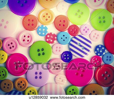 Stock Image - Assorted buttons.. Fotosearch