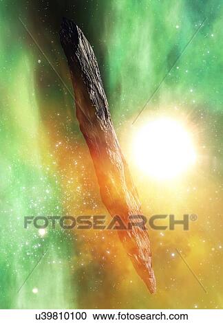 Asteroid, illustration. View Large Photo Image Stock Image - Asteroid, illustration.. Fotosearch