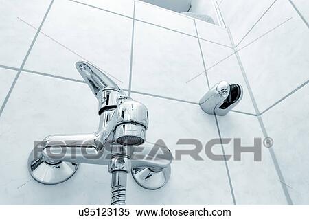 Bath shower mixer tap. View Large Photo Image Stock Photography - Bath shower mixer tap.. Fotosearch