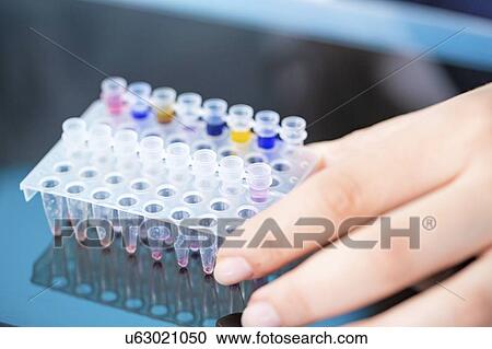 Stock Image - Biochemical research.. Fotosearch