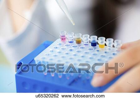 Stock Image - Biochemical research.. Fotosearch