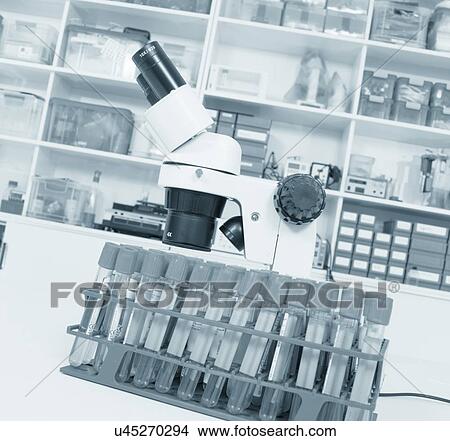 Picture - Biological samples in a lab.. Fotosearch