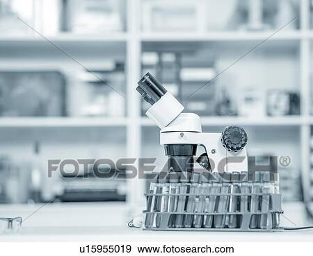 Stock Photo - Biological samples in a lab.. Fotosearch