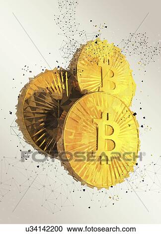 Bitcoins, illustration. View Large Photo Image Stock Image - Bitcoins, illustration.. Fotosearch