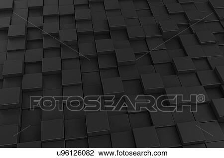 Black cubes, computer illustration. View Large Photo Image Stock Image - Black cubes, computer illustration.. Fotosearch
