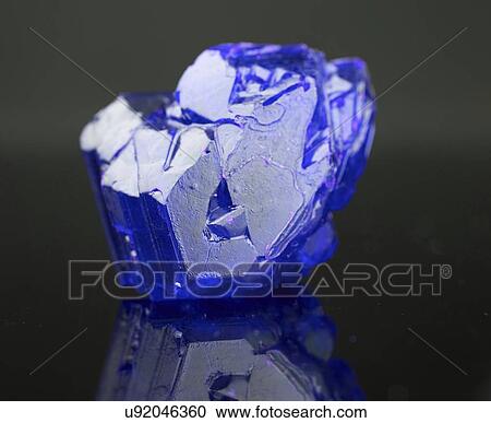 Stock Image - Blue mineral.. Fotosearch