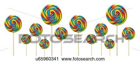 Bright coloured lollipops against a white background. View Large Photo Image Stock Image - Bright coloured lollipops against a white background.. Fotosearch