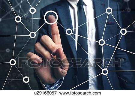 Business connections, conceptual image. View Large Photo Image Stock Photo - Business connections, conceptual image.. Fotosearch