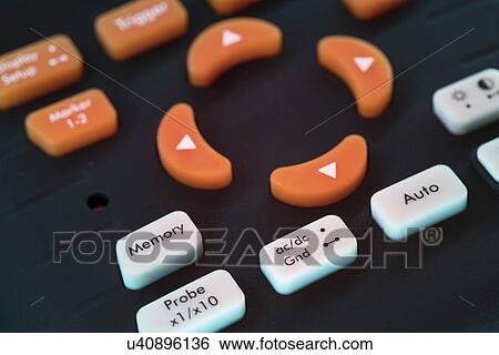 Stock Photograph - Buttons on electronic device.. Fotosearch