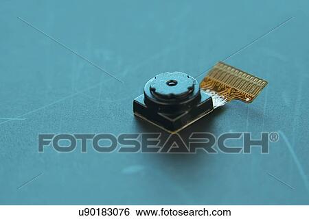Stock Photograph - Camera module for mobile phone.. Fotosearch