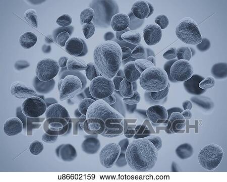 Stock Photo - Cancer cells, computer illustration.. Fotosearch